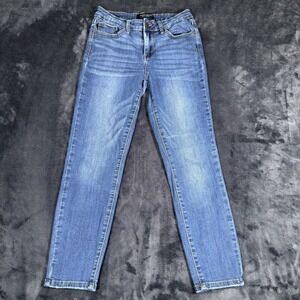 Judy Blue Jeans Womens Size 28x26 Skinny Fit Stretch Denim American Boho Faded